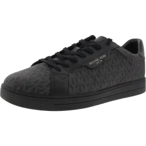 42F9KEFS2Q Mens Logo Leather Casual And Fashion Sneakers