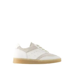 6 Court Sneakers - Leather - White