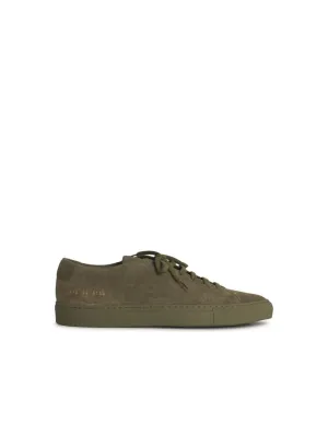Achilles Green Suede Sneakers