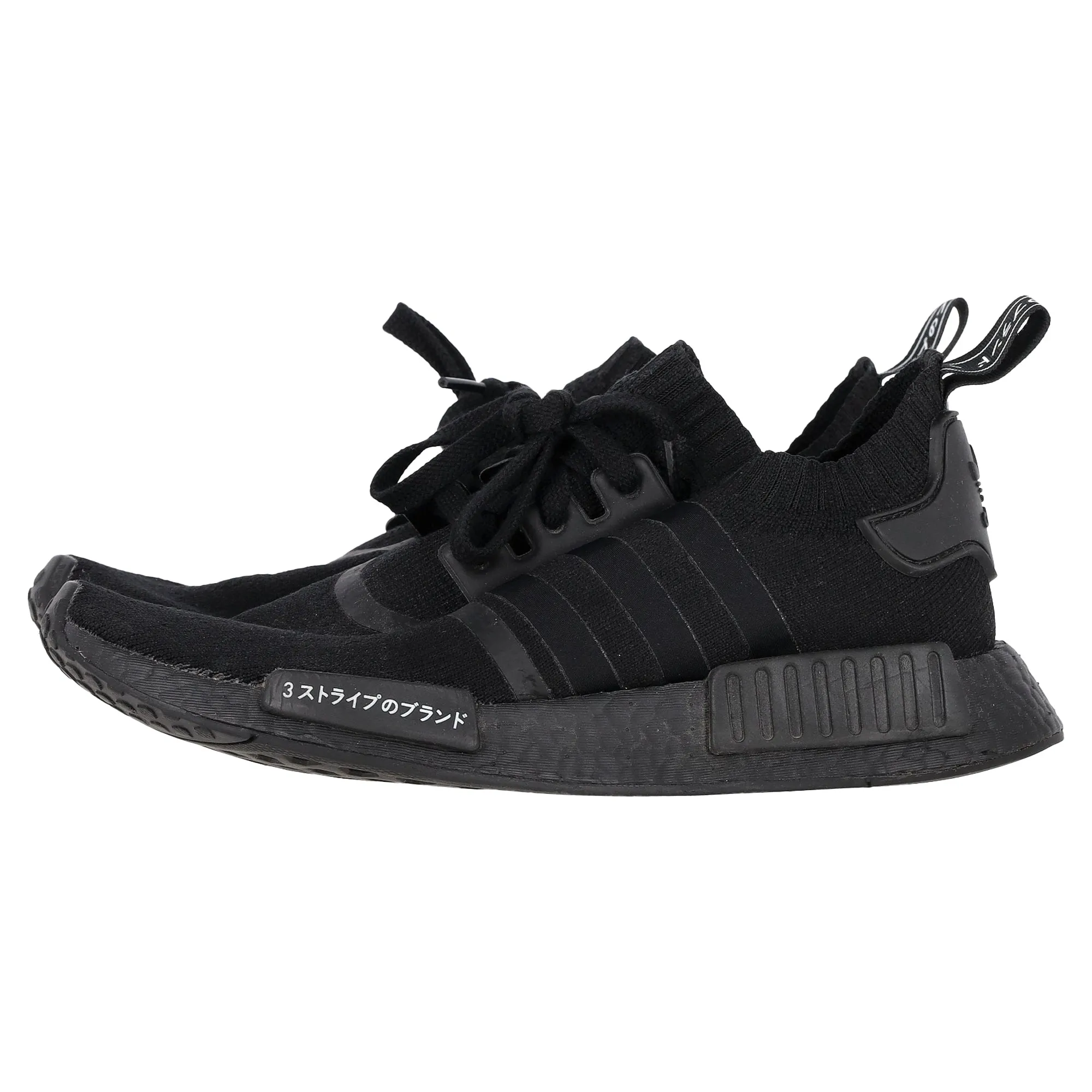 Adidas NMD_R1 Primeknit Japan Triple Black Sneakers in Black Polyester