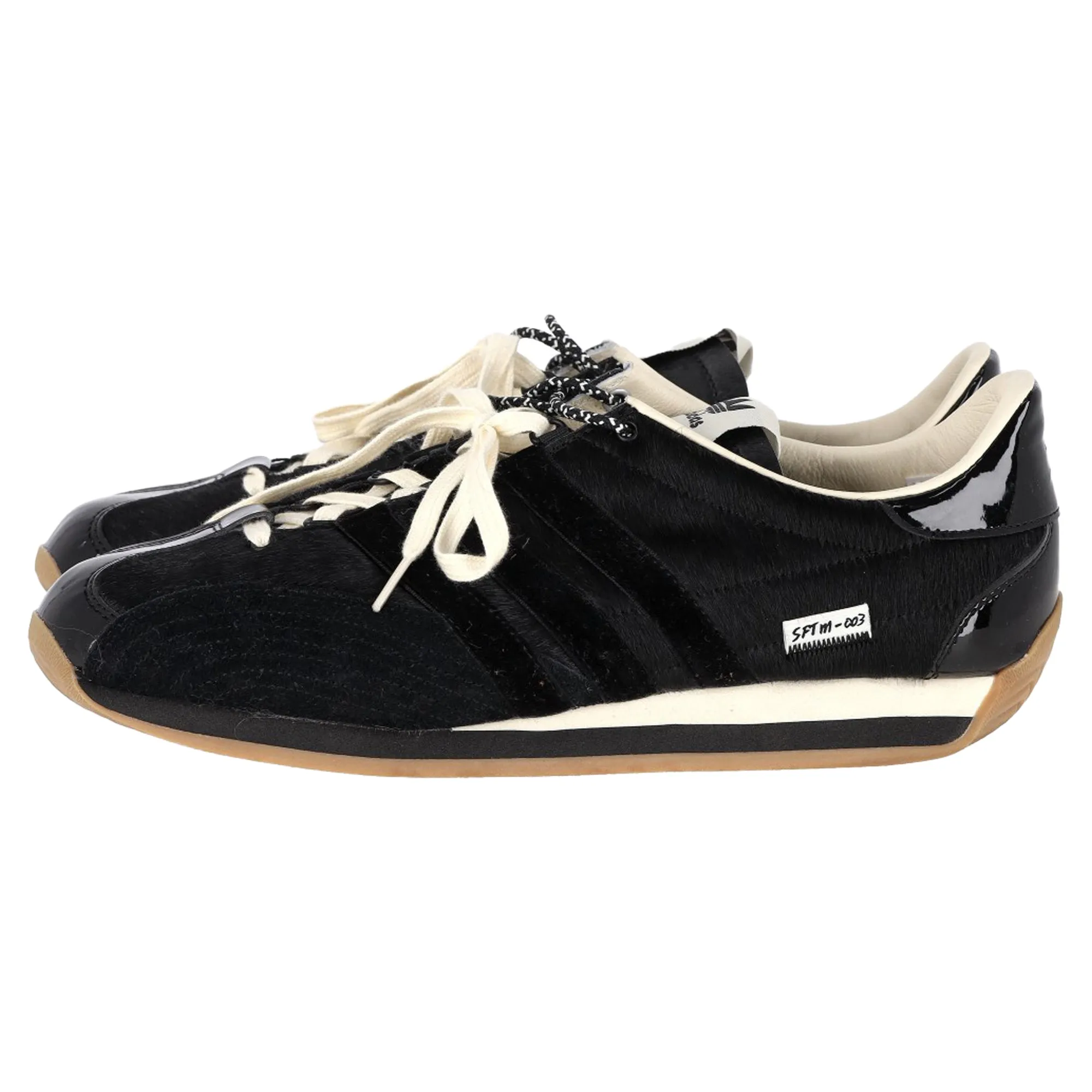 Adidas Originals SFTM Country OG Sneakers in Black Suede