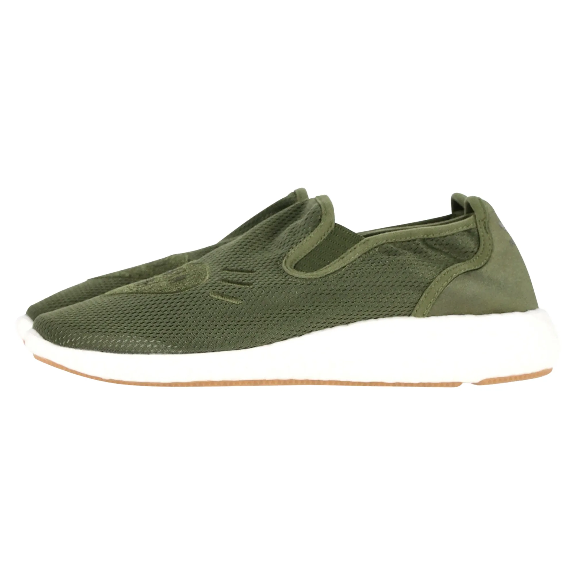 Adidas Originals x Human Made Pure Slip-on in Green Mesh