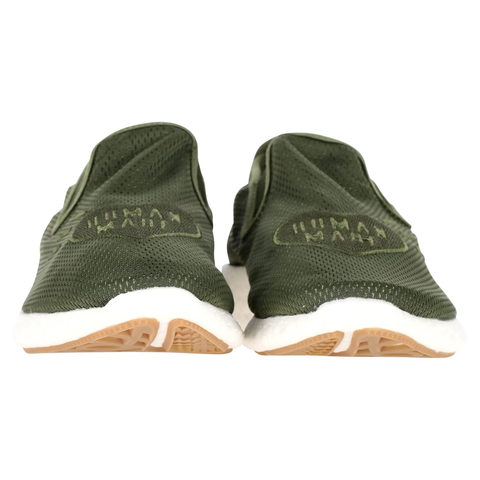Adidas Originals x Human Made Pure Slip-on in Green Mesh