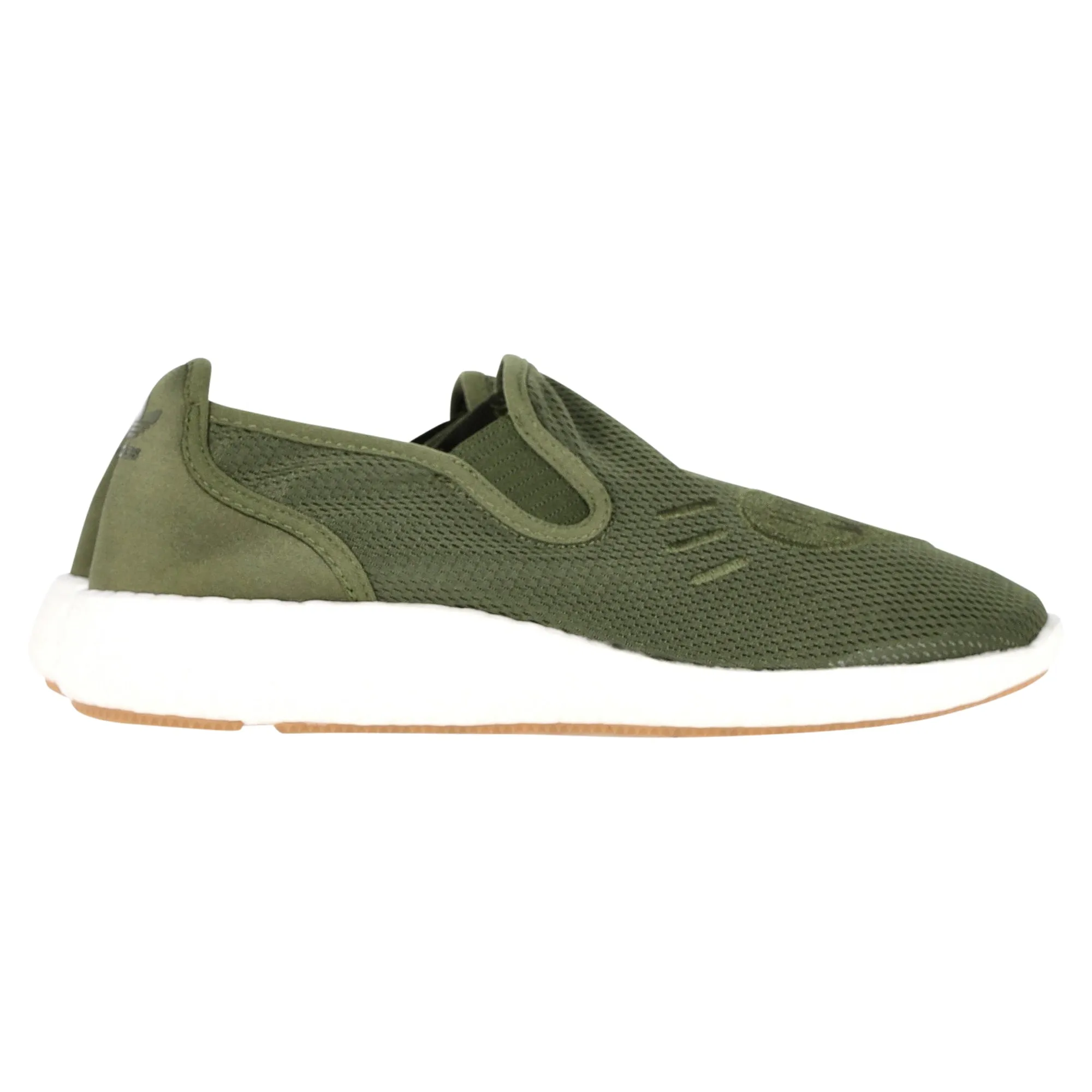 Adidas Originals x Human Made Pure Slip-on in Green Mesh
