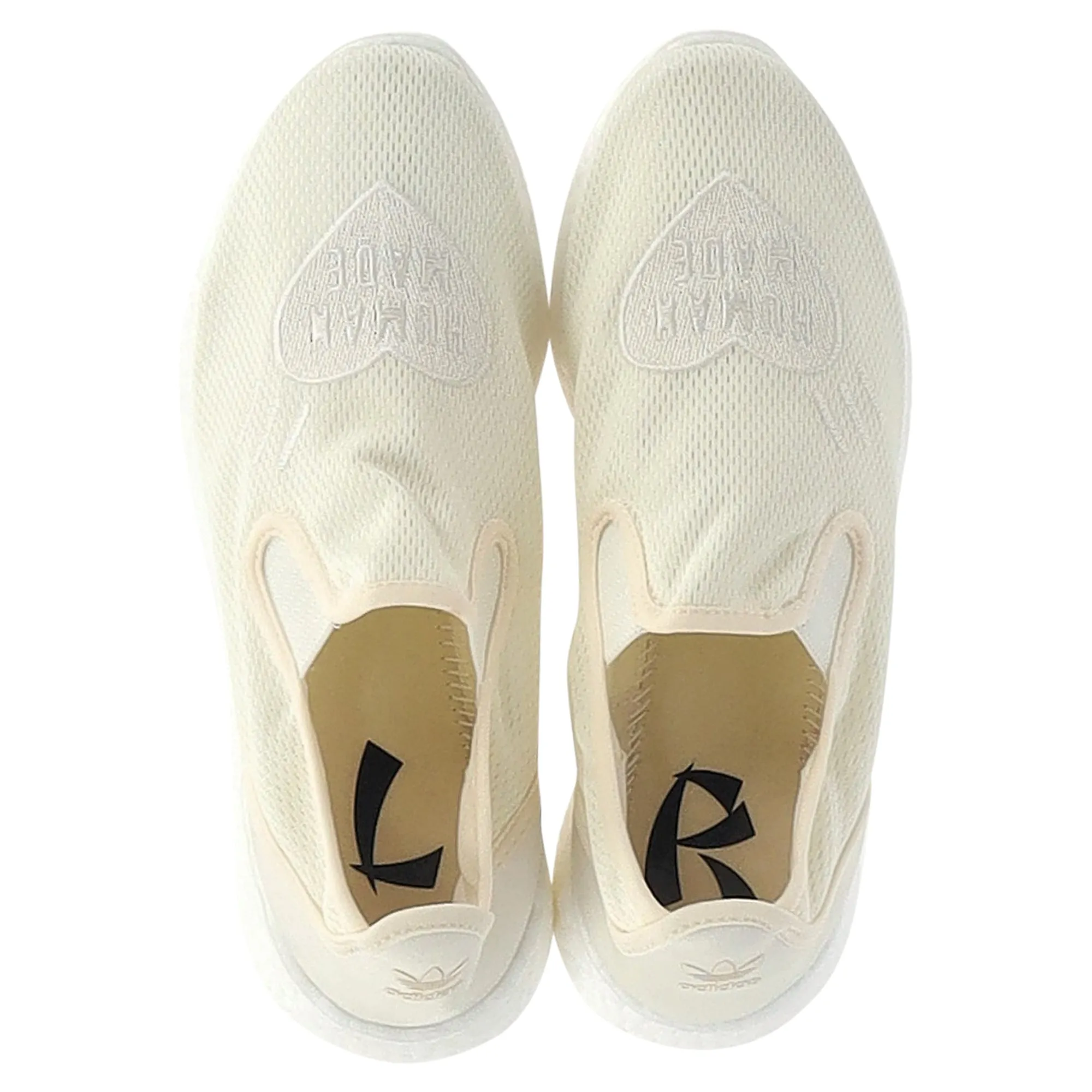 Adidas Originals x Human Made Pure Slip-on in White Mesh
