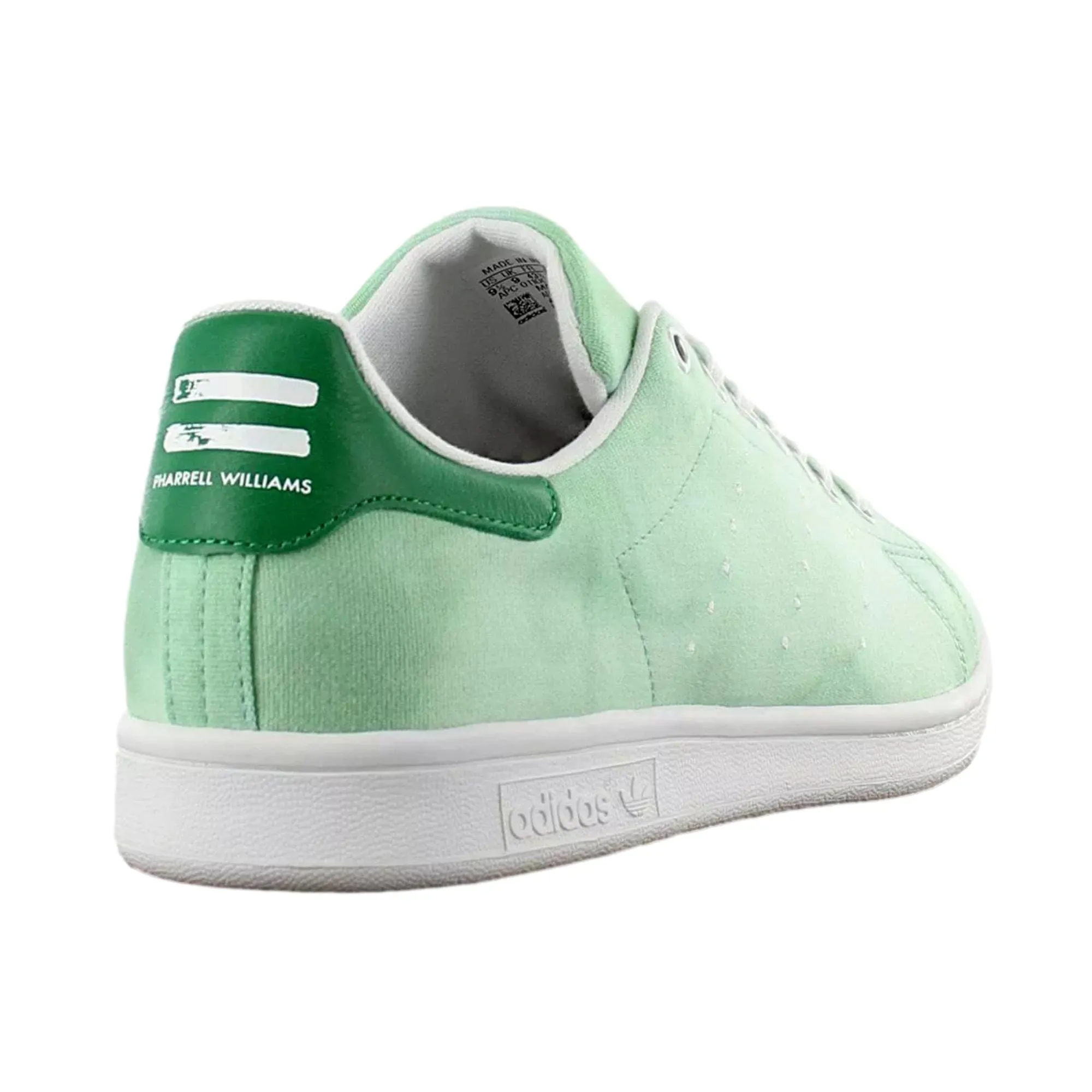 Adidas Pharrell Williams Stan Smith Footwear White/Footwear White-Green  AC7043 Men's