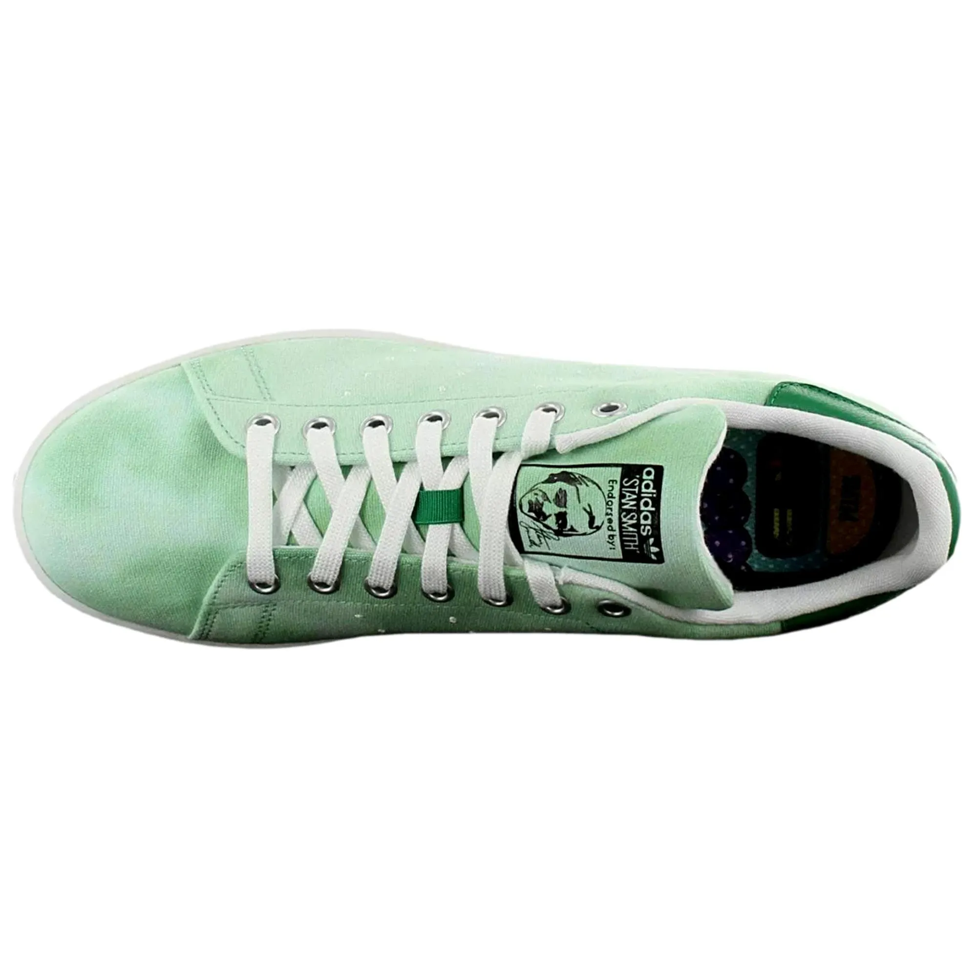 Adidas Pharrell Williams Stan Smith Footwear White/Footwear White-Green  AC7043 Men's