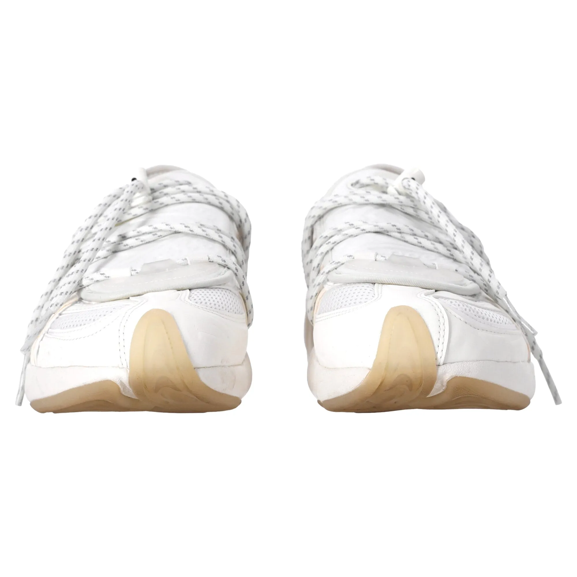 Adidas x 032c FYW S-97 Salvation Sneakers in White Mixed Media