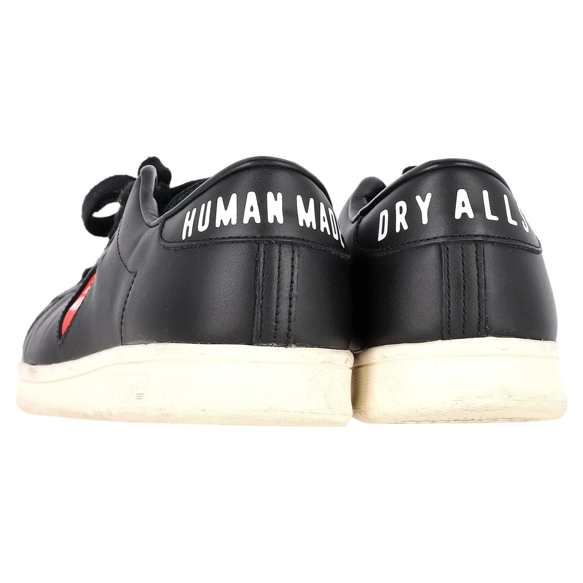 Adidas  x Human Made Stan Smith Low Top Sneakers in Black Leather