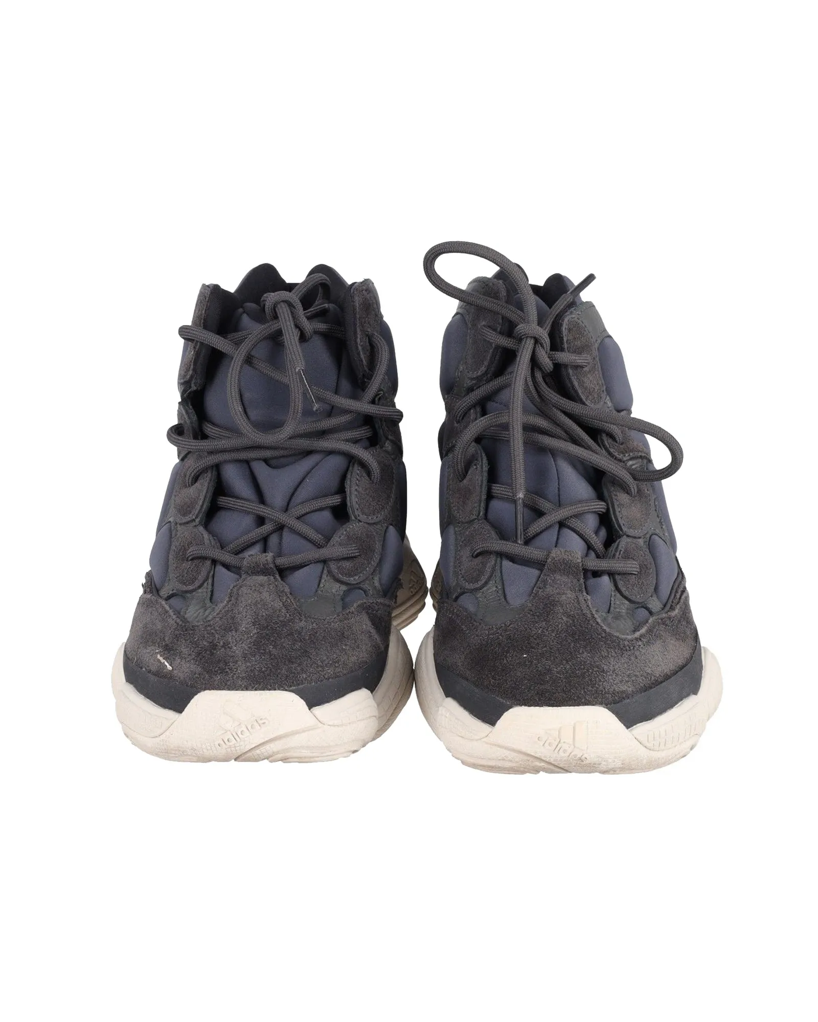 Adidas Yeezy 500 High Slate Sneakers in Navy Blue Synthetic
