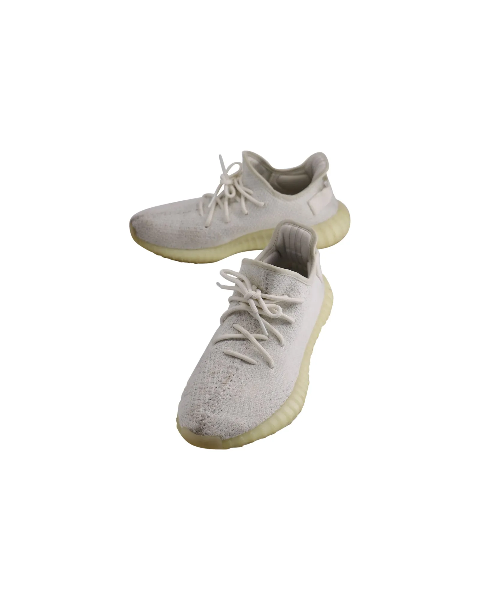 Adidas Yeezy Boost 350 V2 Sneakers in Cream White Nylon