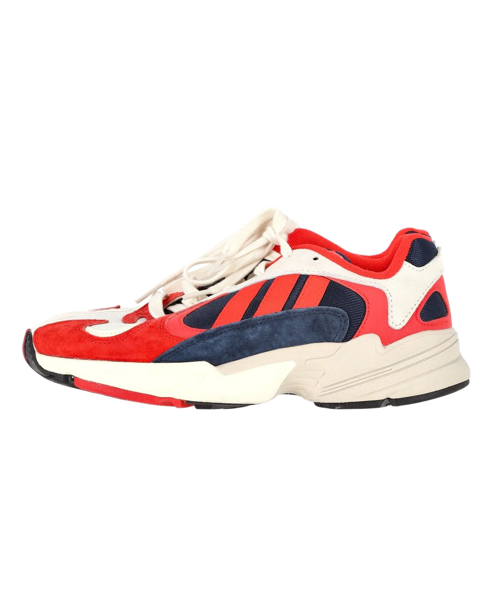 Adidas Yung-1 Sneakers in Red Suede