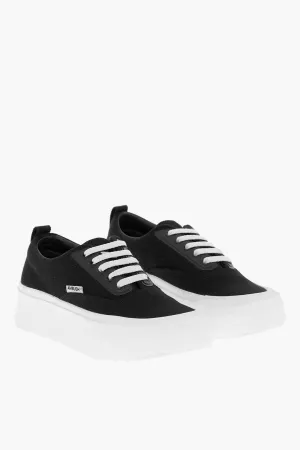 Ambush Cotton Low-Top Sneakers With Platform 5Cm