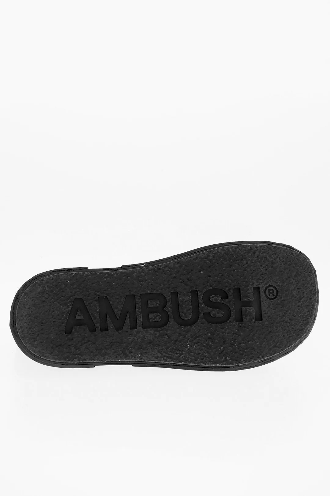 Ambush Solid Color Leather And Rubber Low-Top Sneakers
