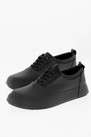 Ambush Solid Color Leather And Rubber Low-Top Sneakers
