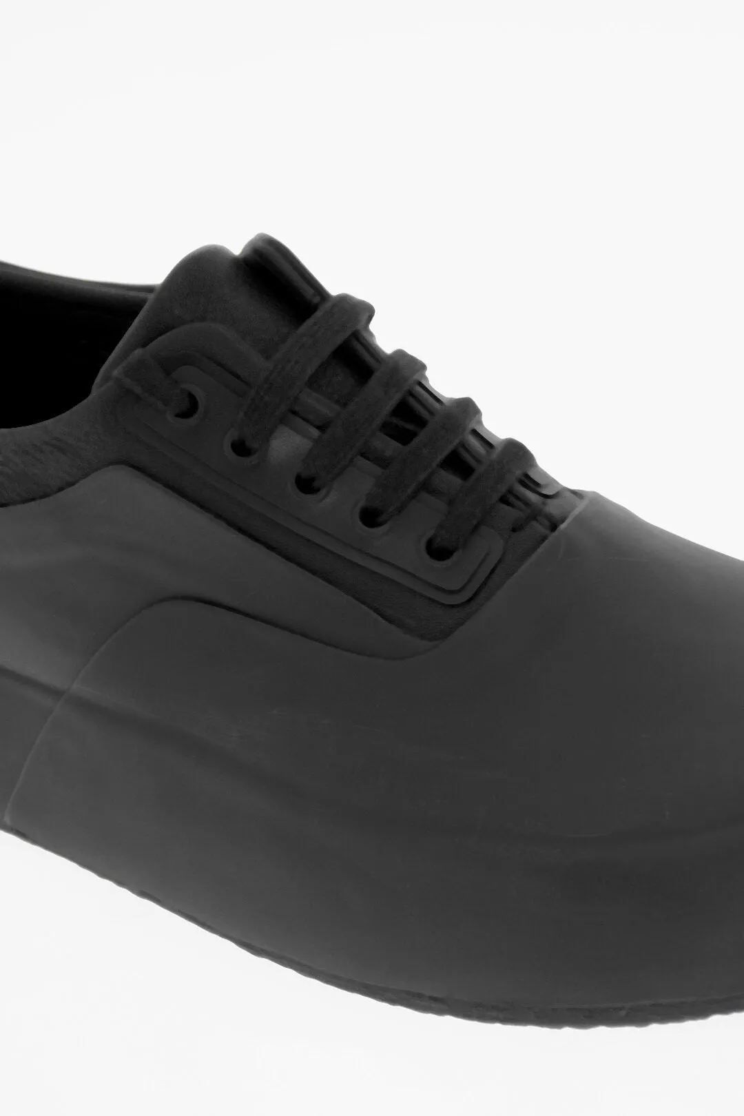 Ambush Solid Color Leather And Rubber Low-Top Sneakers