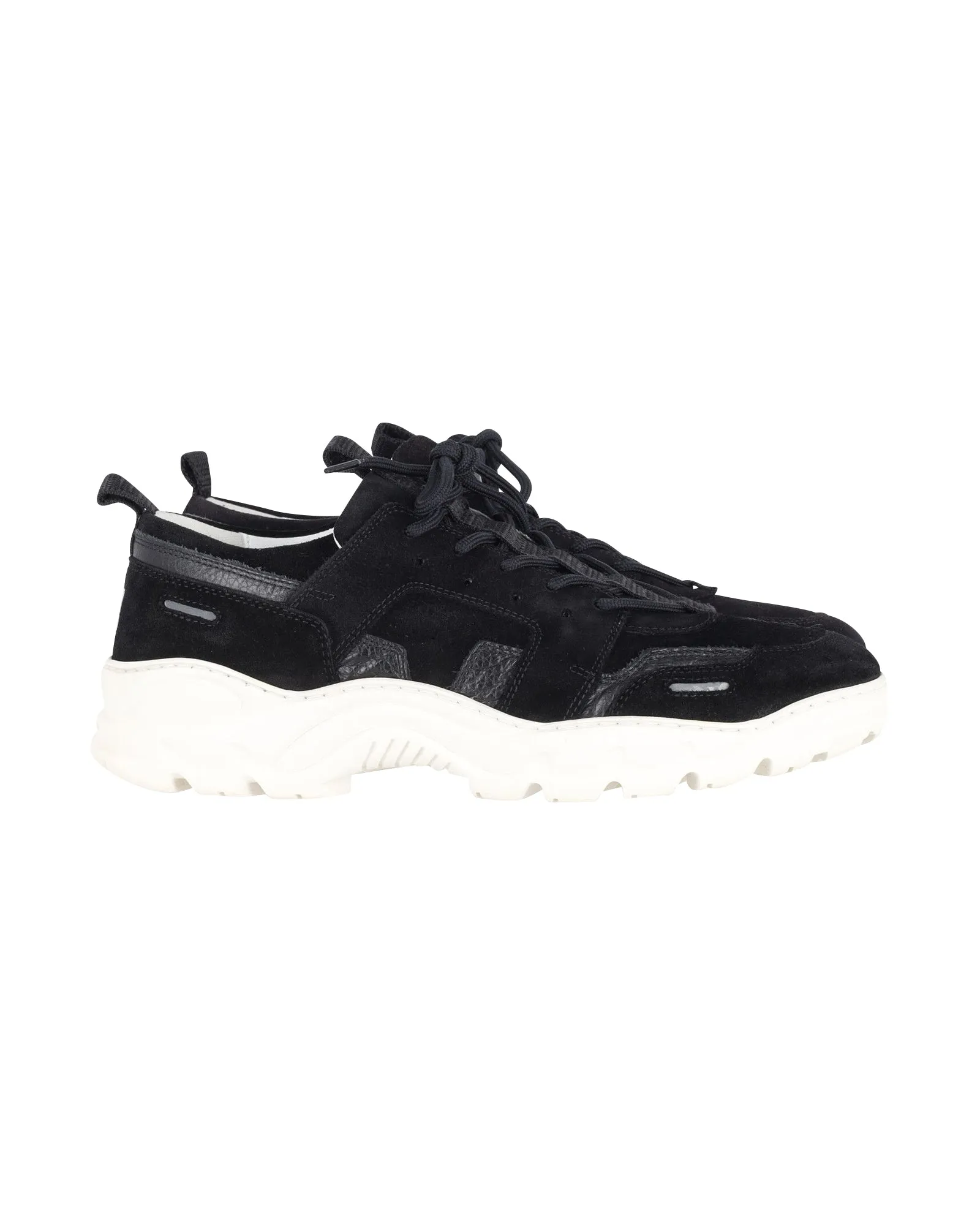 Ami Paris Lucky 9 Sneakers in Black Suede
