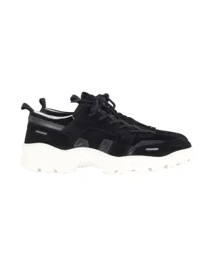 Ami Paris Lucky 9 Sneakers in Black Suede