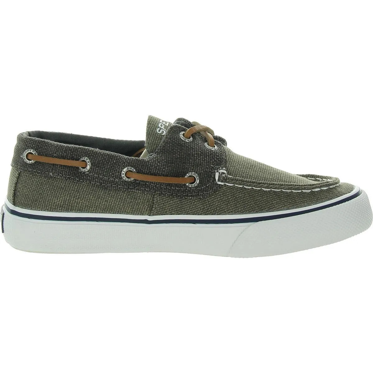 Bahama Waxy Canvas Mens Lace-Up Canvas Casual And Fashion Sneakers