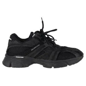 Balenciaga Phantom Low Top Sneakers in Black Polyamide