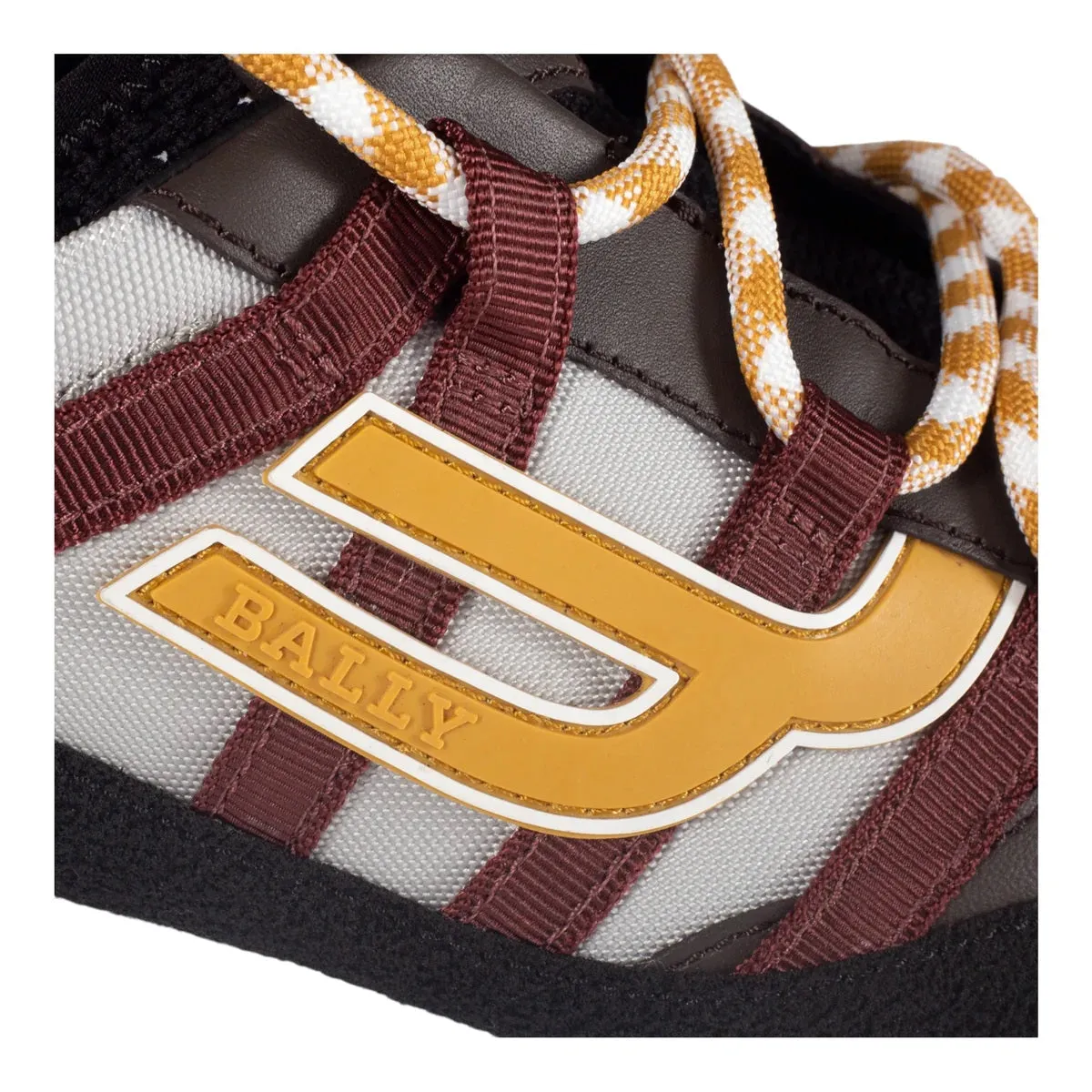Bally Glick 6300602 Men's Black and Bruno Synthetic Rubber Sneakers