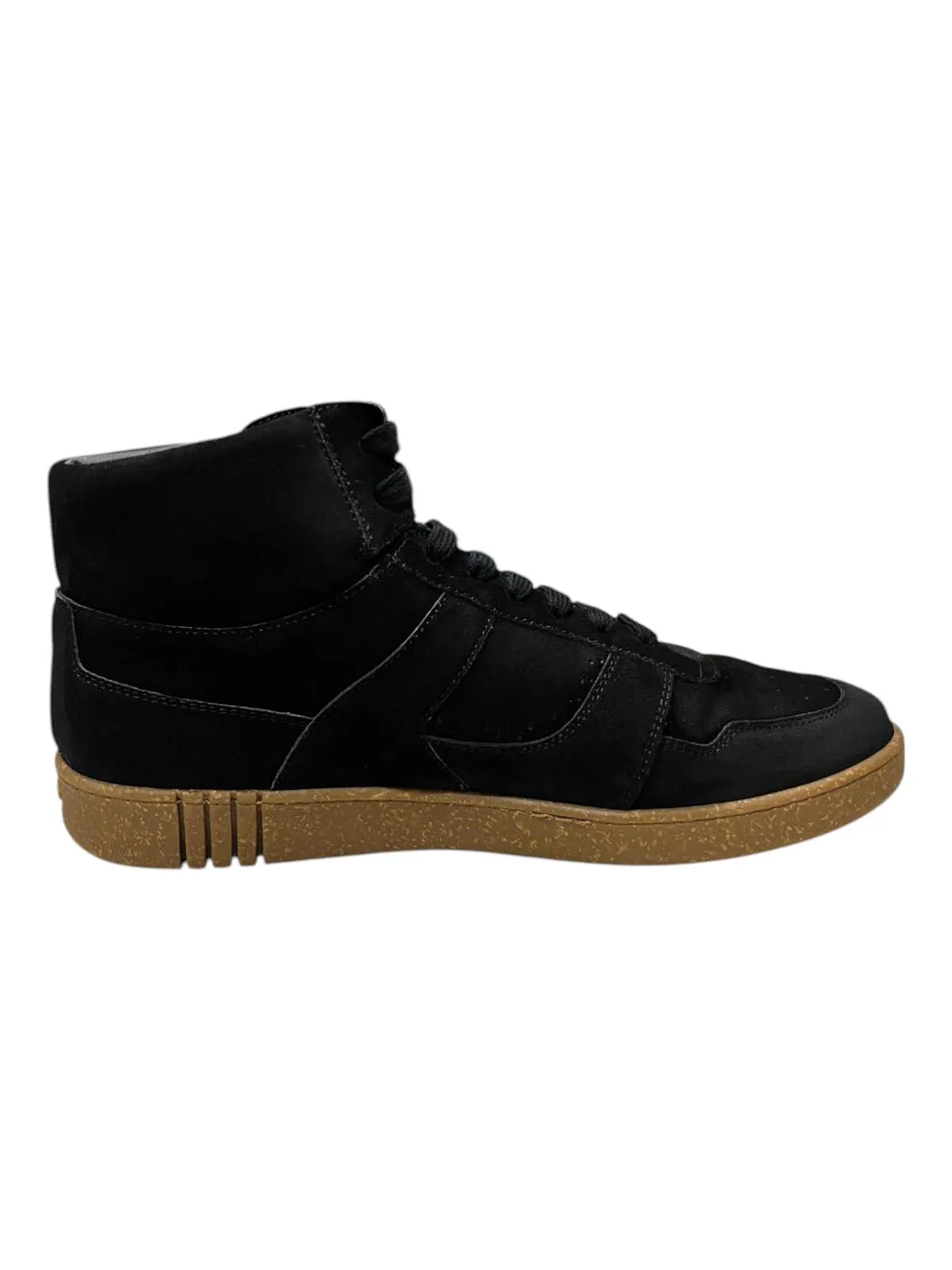 Bally Wiggles 6303810 Men's Black Calf Suede High Top Sneakers