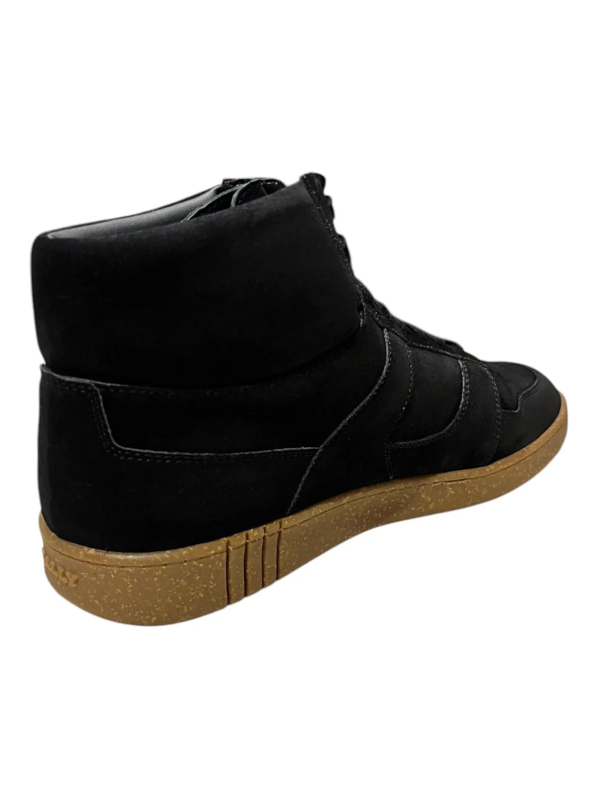 Bally Wiggles 6303810 Men's Black Calf Suede High Top Sneakers
