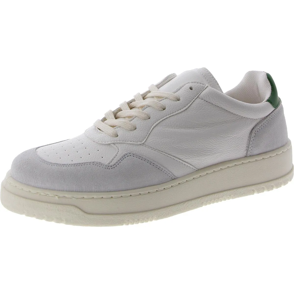 Barker Mens Faux Leather Lace-Up Casual And Fashion Sneakers