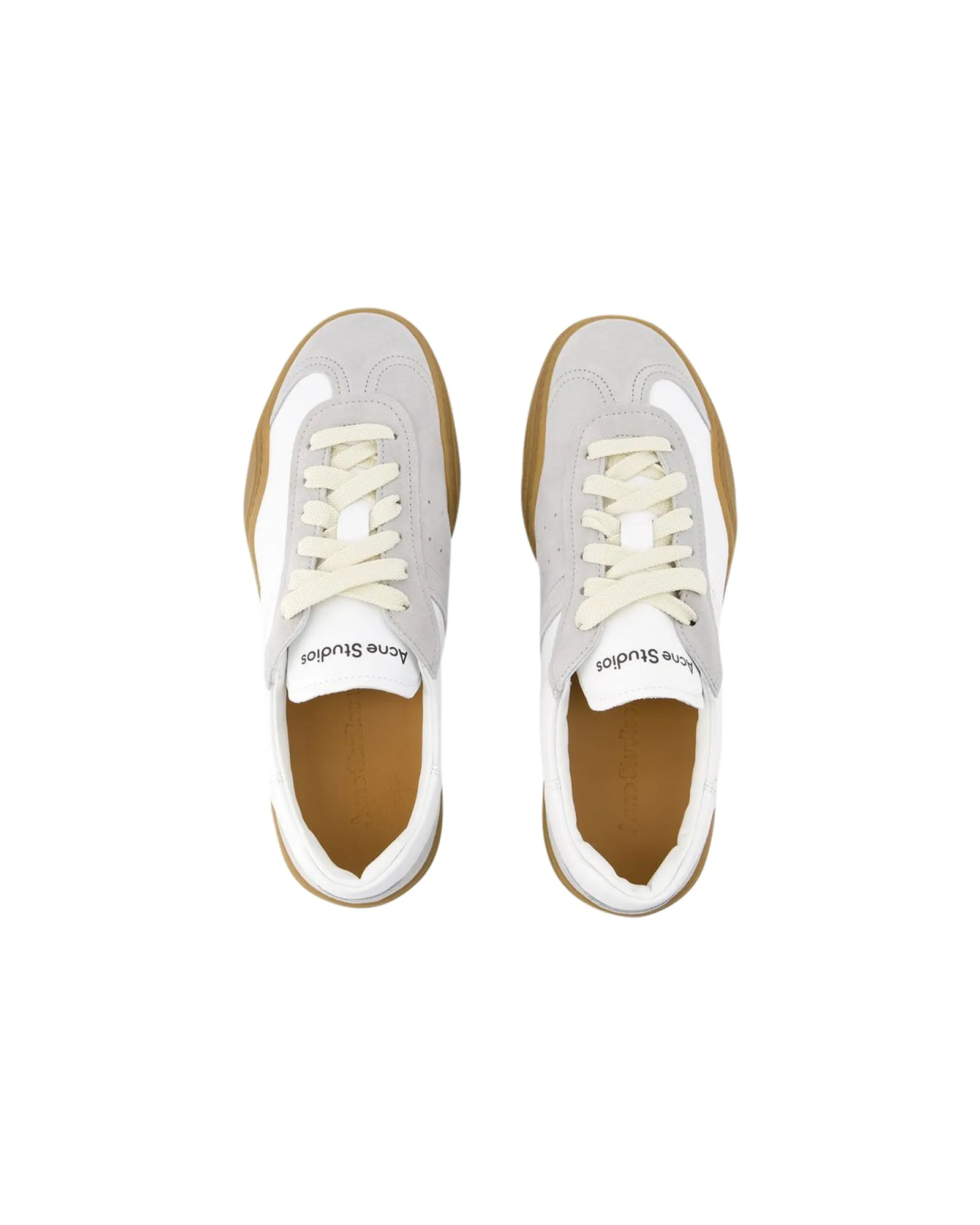 Bars M Sneakers - Acne Studios - Leather - White/Brown