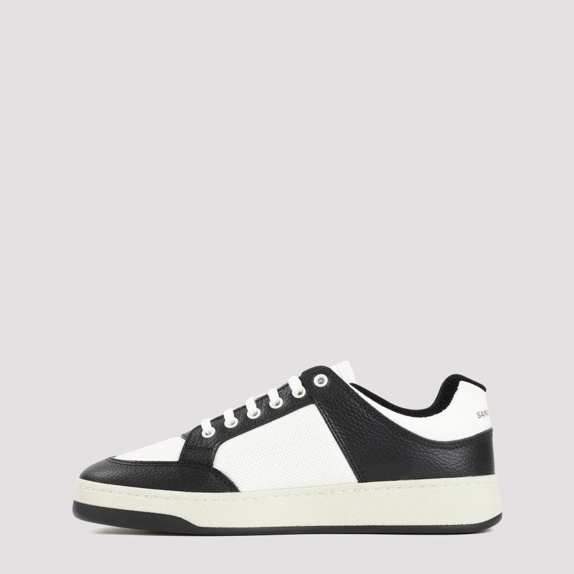 Black Coffee Grained Leather 61 Sneakers