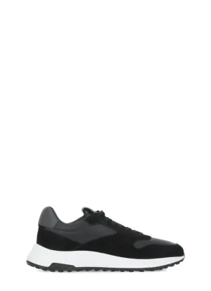 Black Leather Hyperlight Sneakers