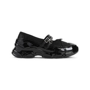 Black Sneakers With Glossy Finish