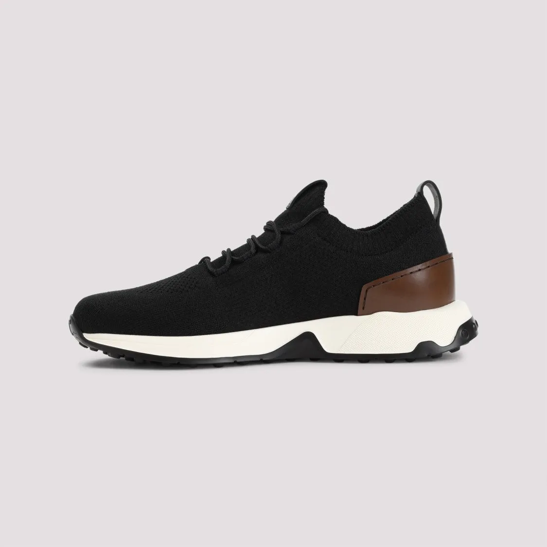 Black Textile Sneakers