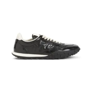 Black/White Low Top Sneakers