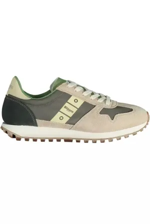 Blauer  Lace-Up Sneakers with Logo Men's Accent