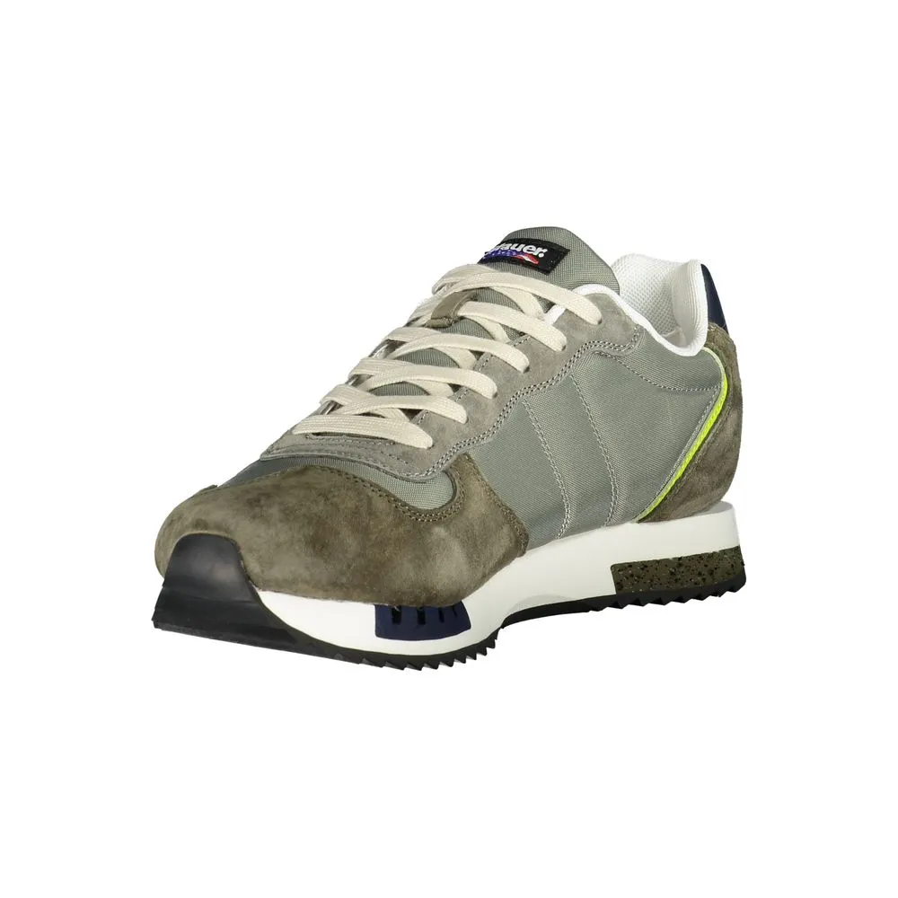 Blauer Polyester Mens Men's Sneaker