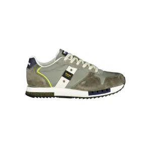 Blauer Polyester Mens Men's Sneaker