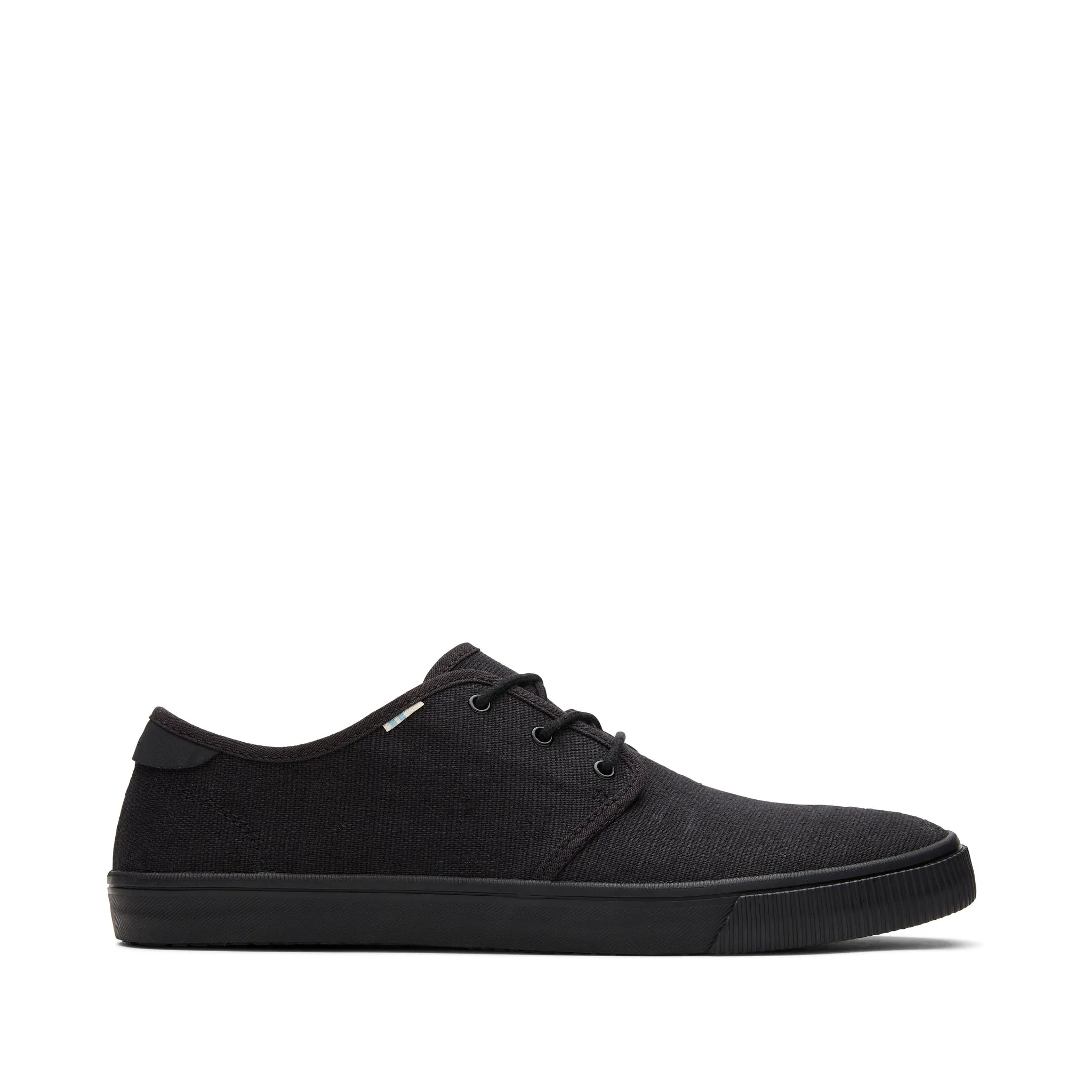 Carlo All Black Heritage Canvas Lace-Up Sneaker
