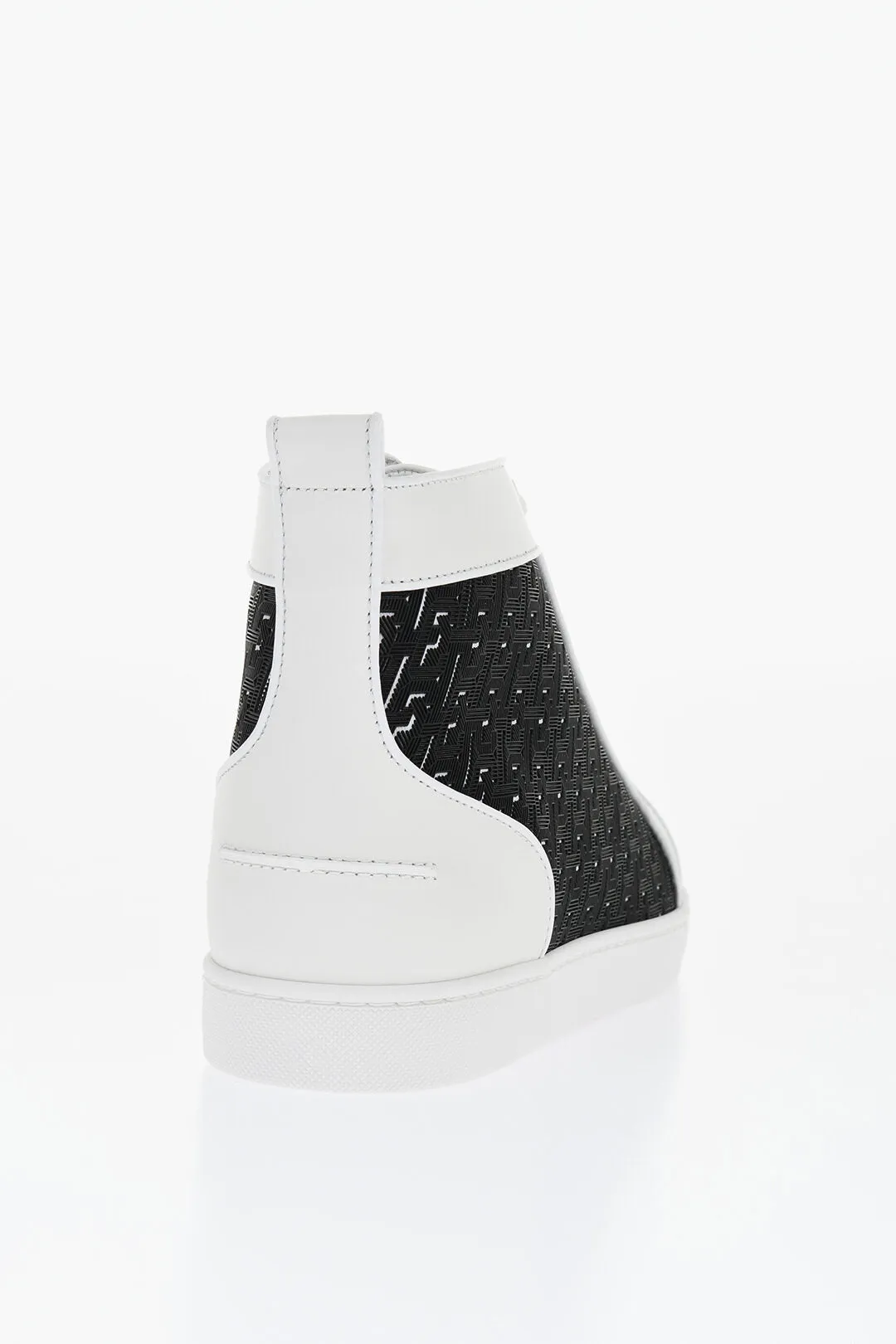 Christian Louboutin Monogram Orlato High-Top Sneakers