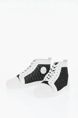 Christian Louboutin Monogram Orlato High-Top Sneakers