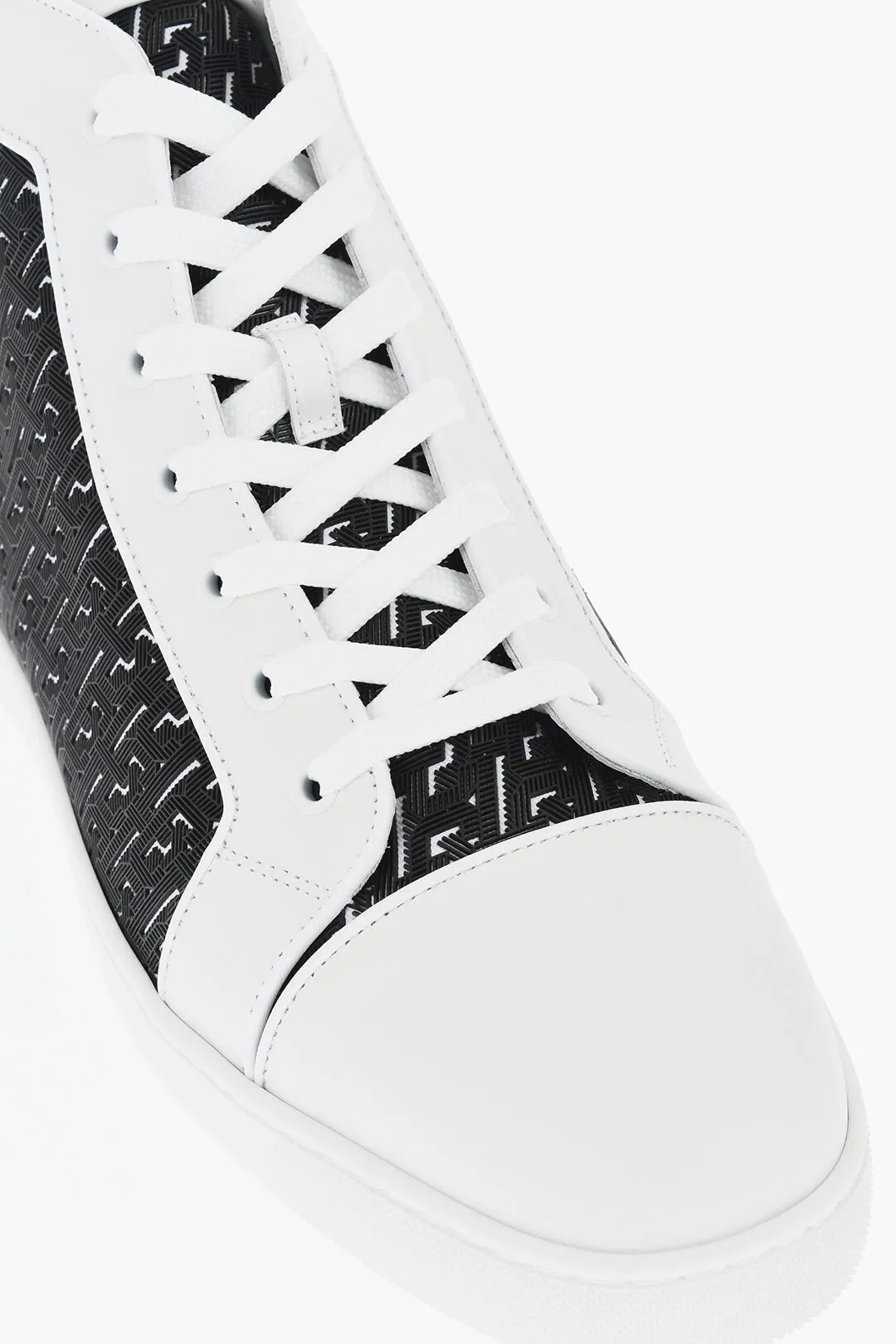 Christian Louboutin Monogram Orlato High-Top Sneakers