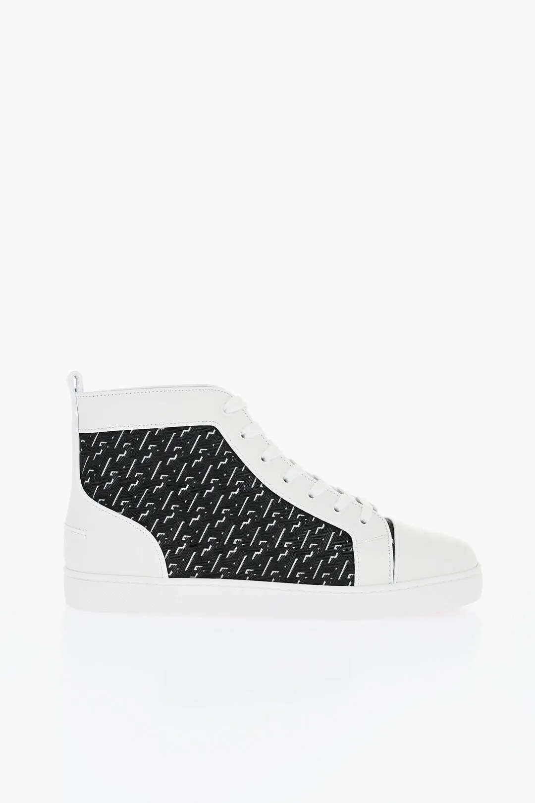 Christian Louboutin Monogram Orlato High-Top Sneakers