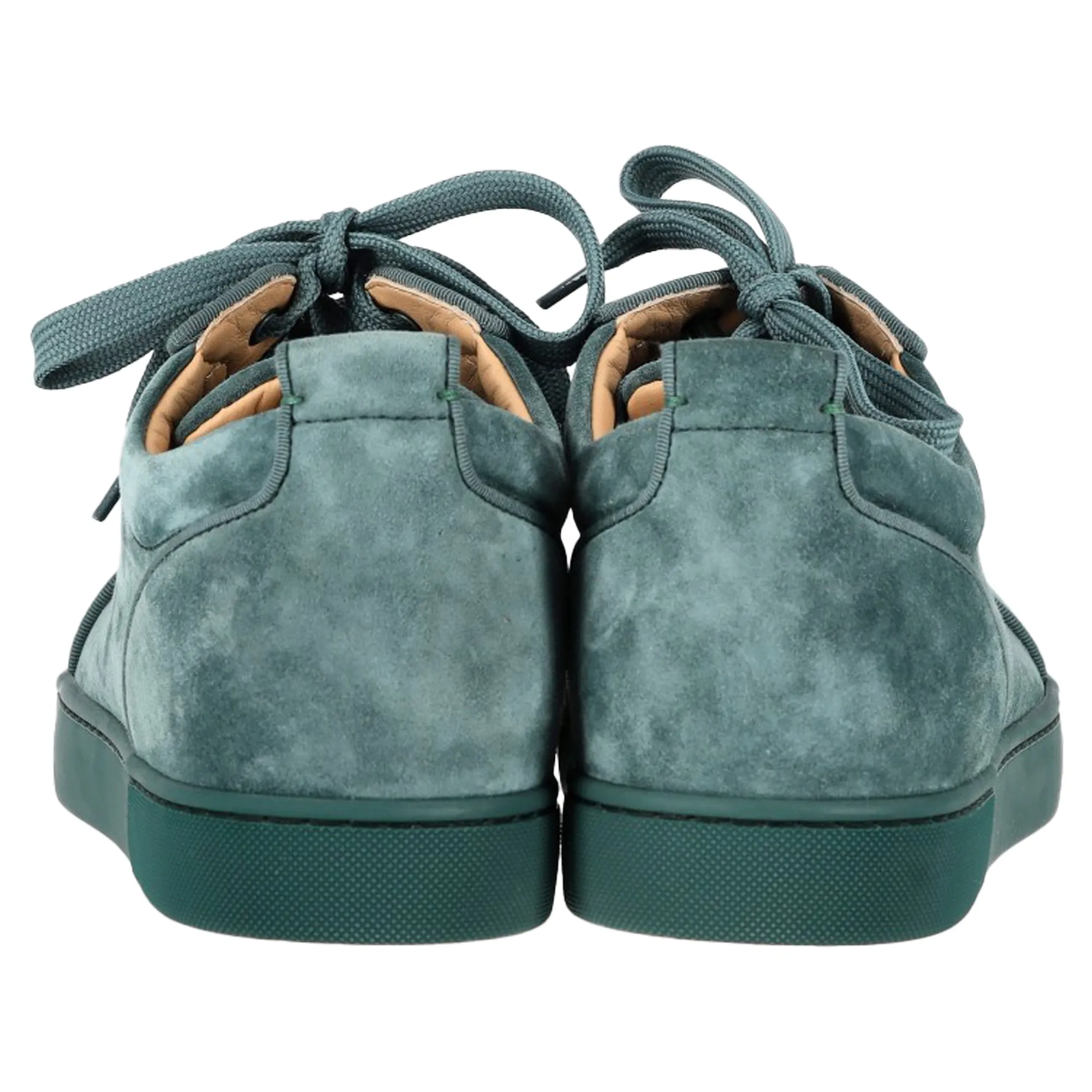 Christian Louboutin Rantulow Orlato Sneakers in Green Suede