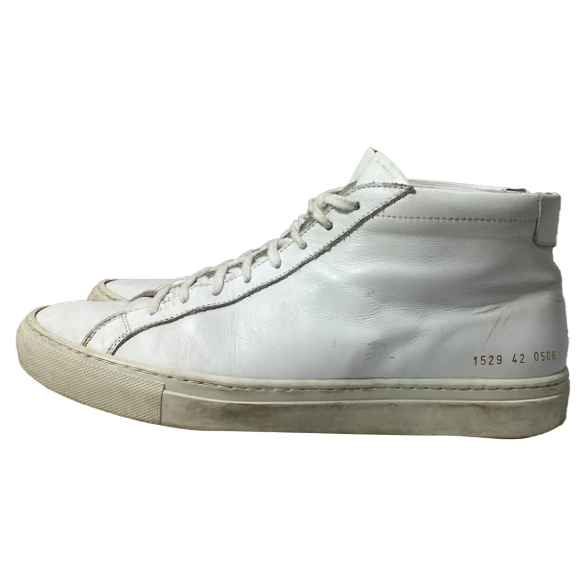Common Projects Original Achilles Mid High-Top Sneakers in White Leather
