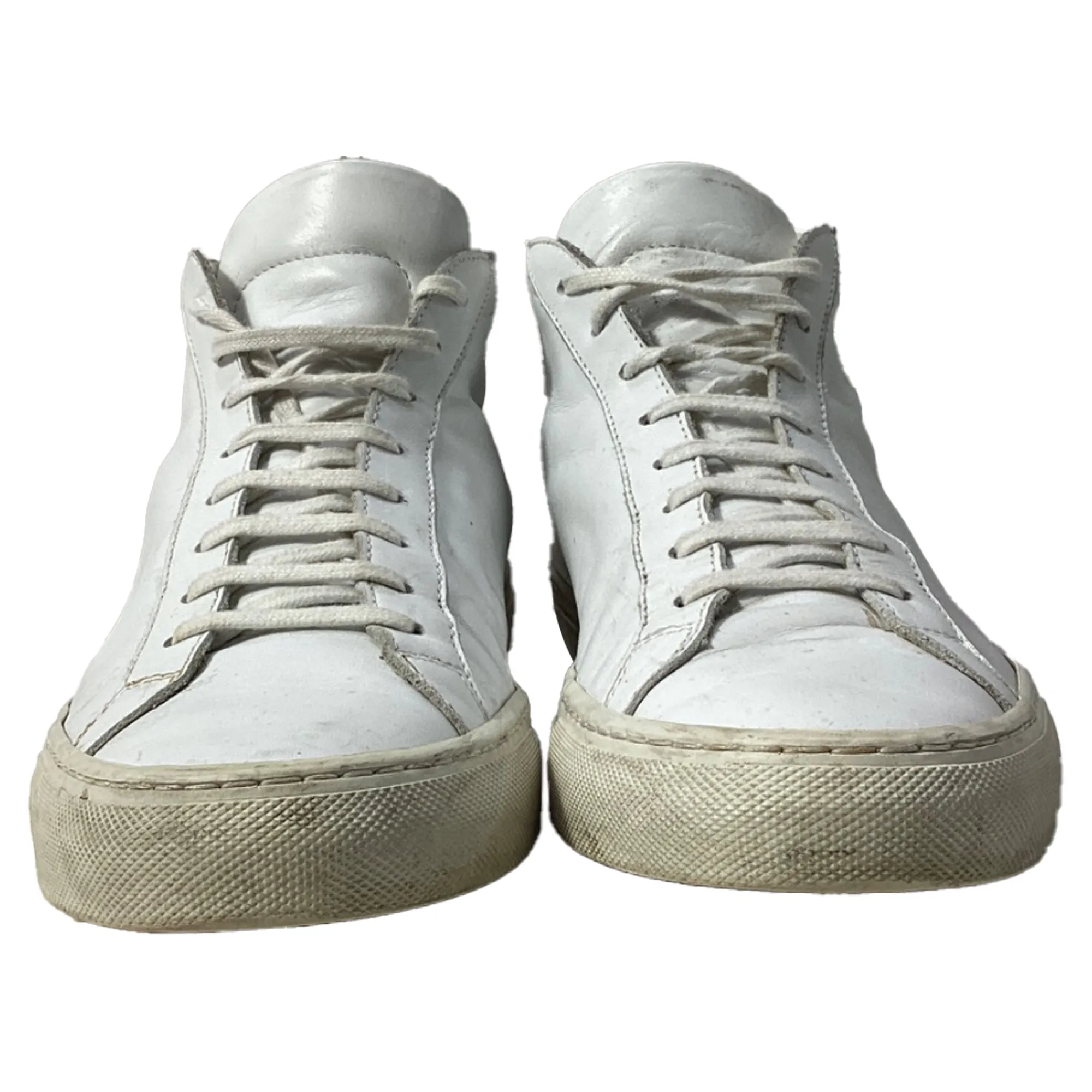 Common Projects Original Achilles Mid High-Top Sneakers in White Leather