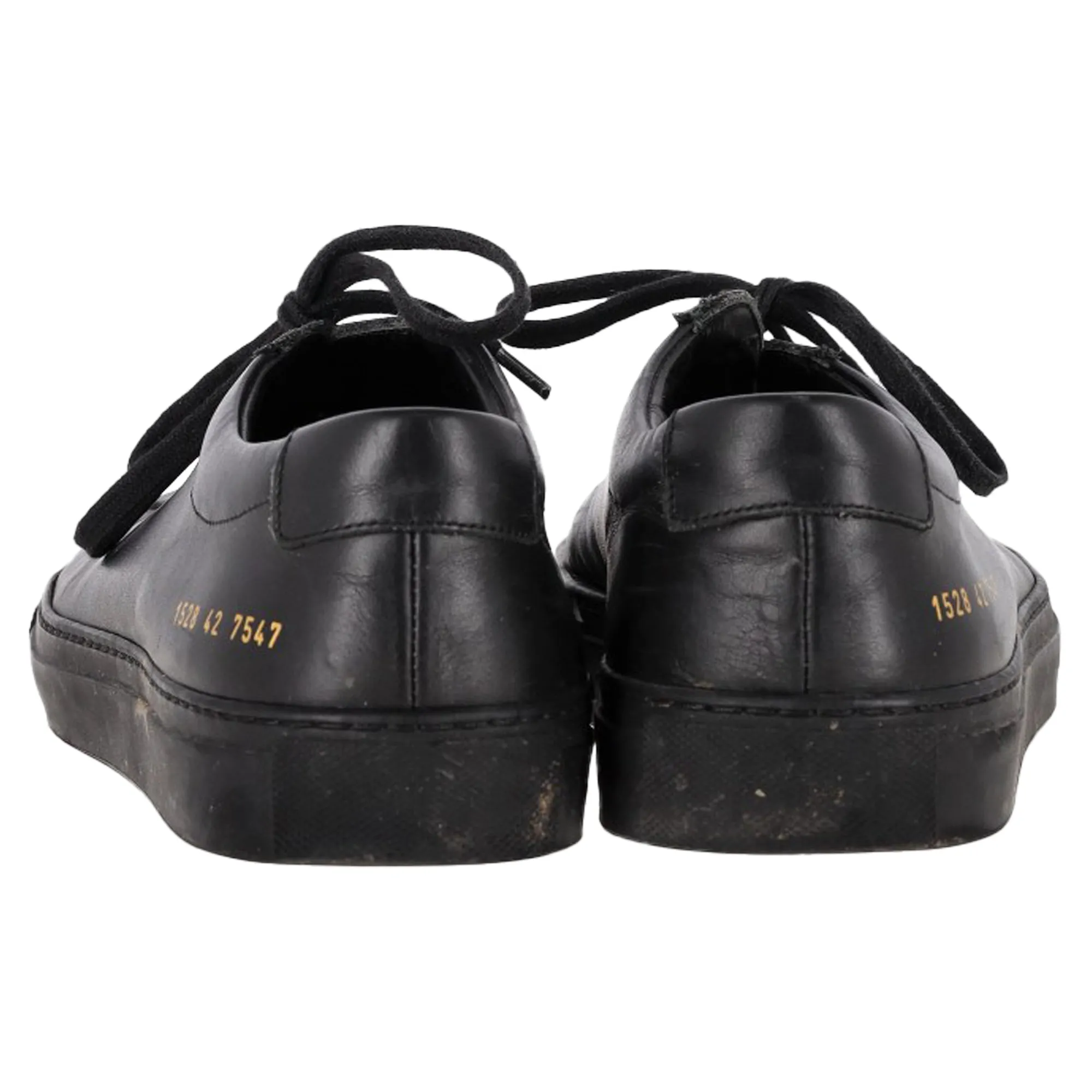 Common Projects Original Achilles Sneakers in Black Leather