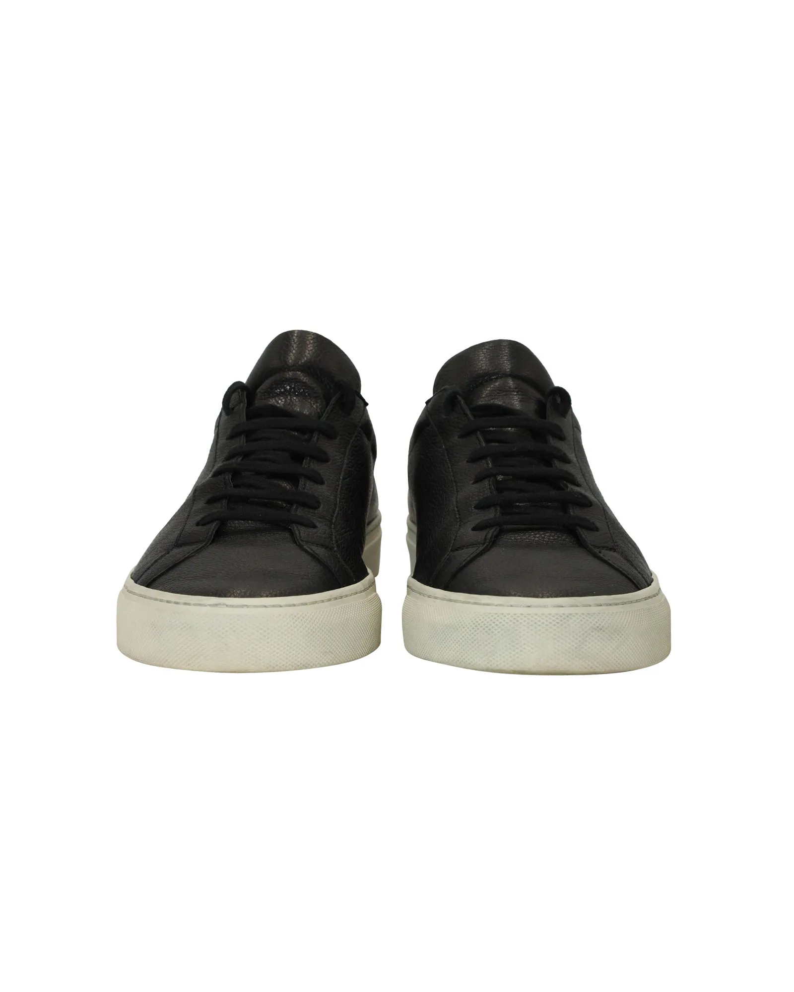 Common Projects Original Achilles Sneakers in Black Leather