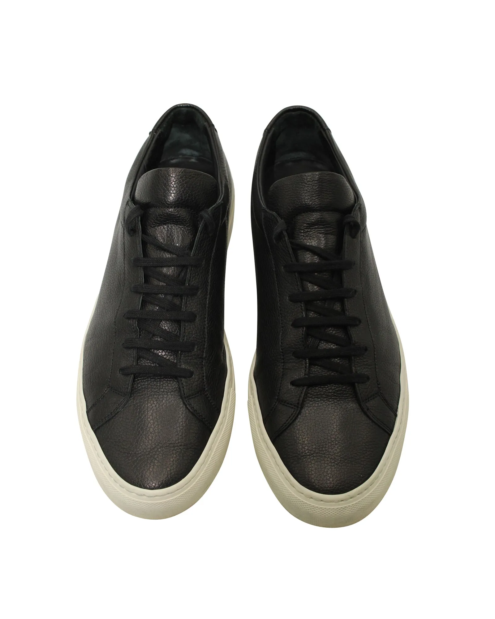 Common Projects Original Achilles Sneakers in Black Leather