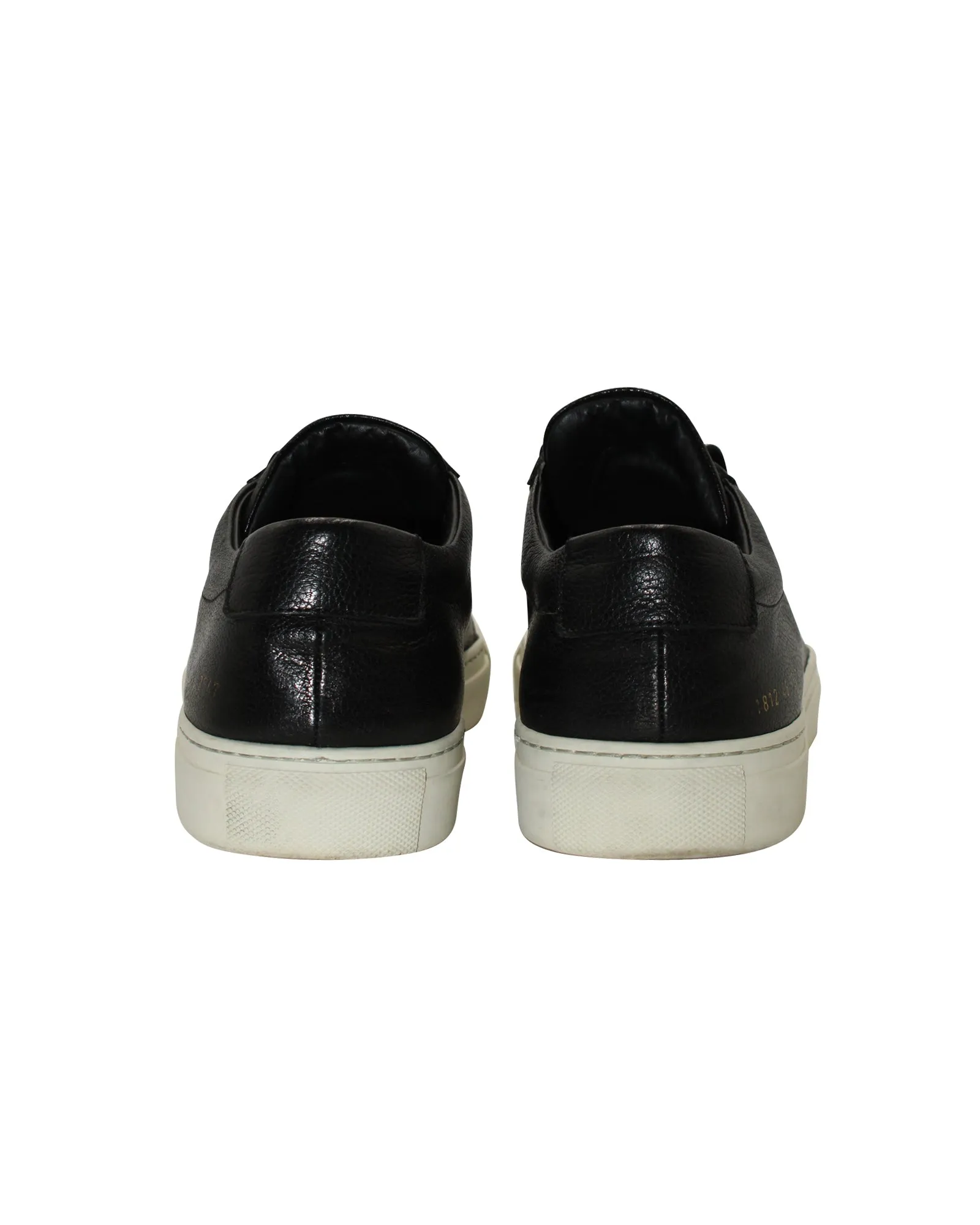 Common Projects Original Achilles Sneakers in Black Leather
