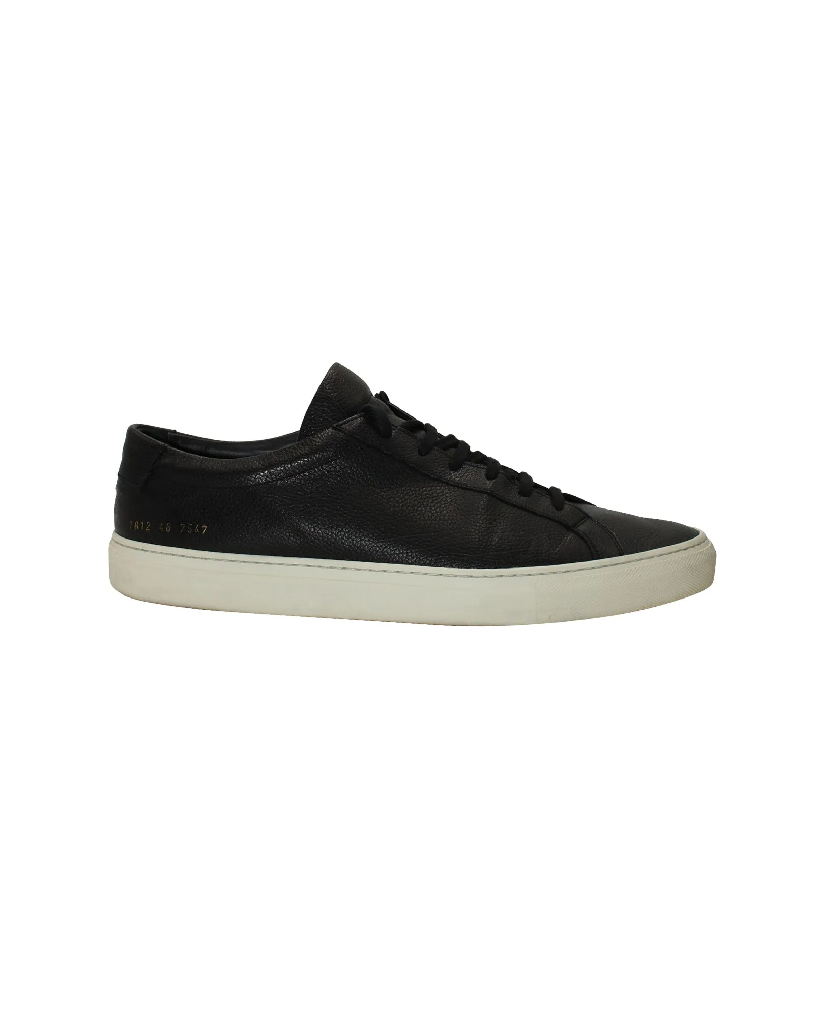 Common Projects Original Achilles Sneakers in Black Leather